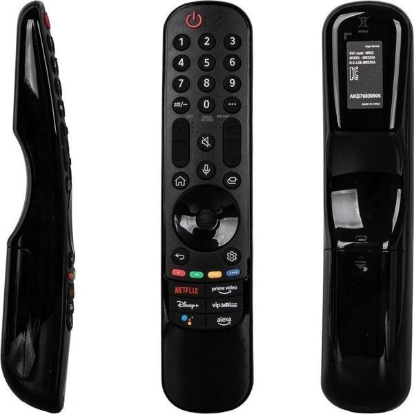 LG AKB76039906 Netflix - Prime Video - Shahid VIP - Alexa Tuşlu Ses Komutsuz  LCD LED TV Kumanda - Image 1