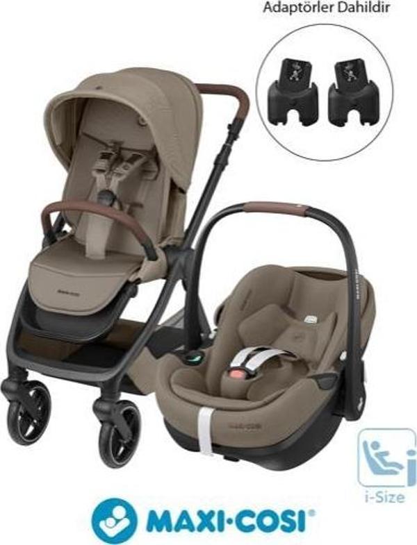 Maxi-Cosi Oxford-Pebble 360 Pro Çift Yönlü Seyahat Sistem Bebek Arabası Twillic Truffle - Image 1