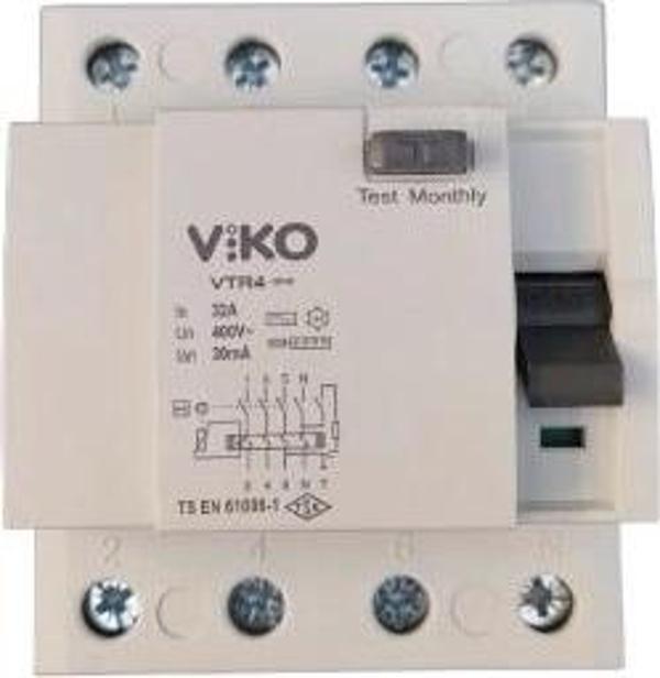 VİKO 3X32 30 mA KAÇAK AKIM RÖLESİ - Image 1