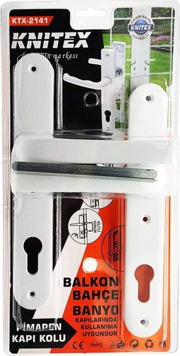 Knitex 2141 Pimapen Kapı Kolu Pls Yale Beyaz - Image 1