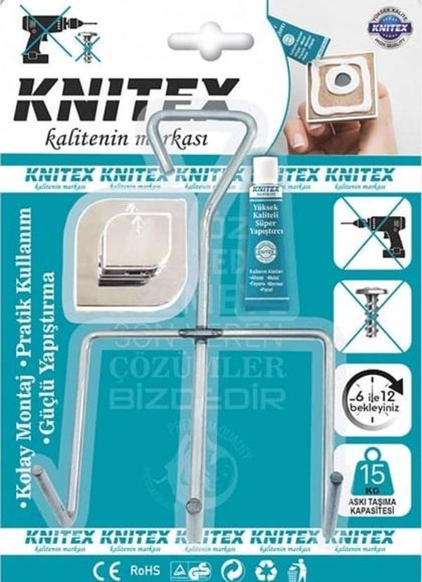 Knitex 3'Lü Yapışkanlı Askı 2789 - Image 1
