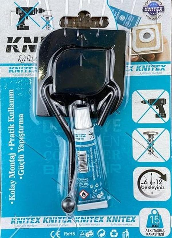 Knitex Siyah Tekli Askı 2925 - Image 1