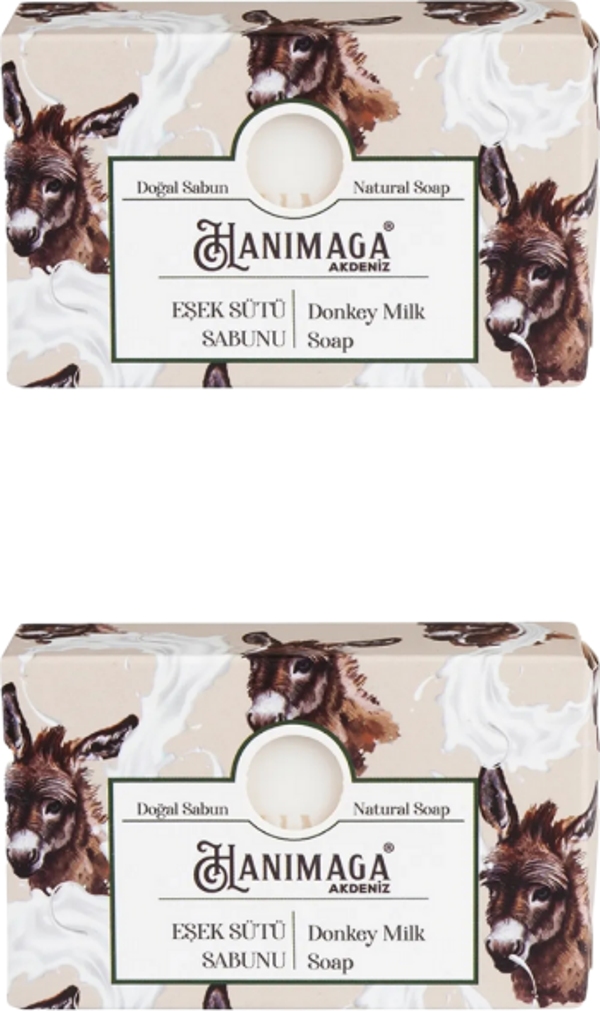 Hanımağa Eşşeksütü Sabunu 2 li paket - Image 1