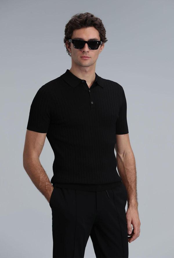 Lufian Erkek Eze Kazak 111090075 Siyah - Image 1