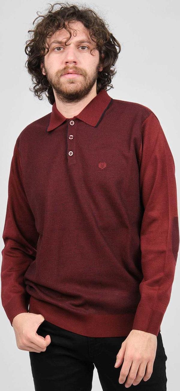 Pelikan Erkek Polo Yaka Kazak 1578418 Kırmızı - Image 1