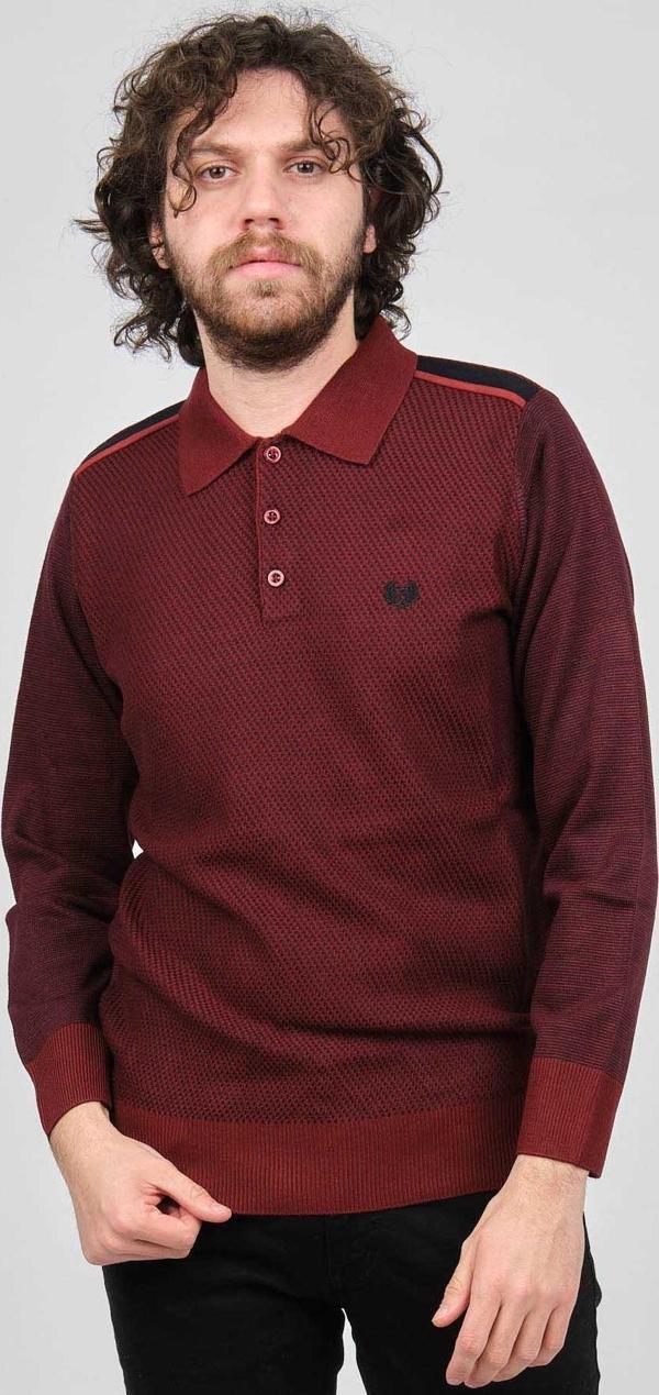 Pelikan Erkek Polo Yaka Kazak 1577412 Kırmızı - Image 1