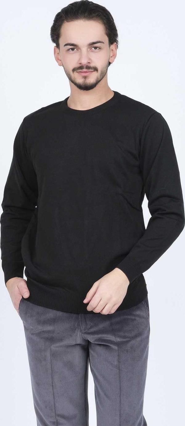 Metropolitan Erkek Bisiklet Yaka Triko Kazak 6242000 Siyah - Image 1