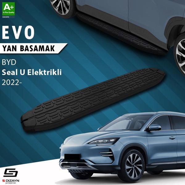 S-Dizayn BYD Seal U Elektrikli Evo Siyah Yan Basamak 193 Cm 2022 Üzeri A+ Kalite - Image 1
