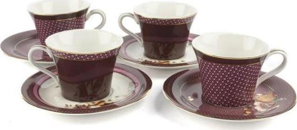 Mikasa Moor Magenta 4lü Kahve Fincanı Seti DE16.363666 - Image 1