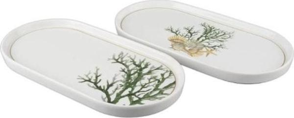 Mikasa Moor Marinet 2li Oval Servis Tabağı Seti 32x16cm P123.813088 - Image 1