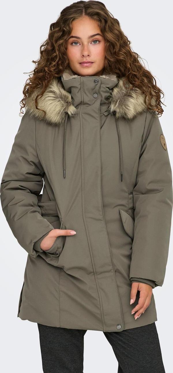 Only Kadın Onlnewprıska Kapüşonlu Uzun Parka 15300627 Fındık - Image 1
