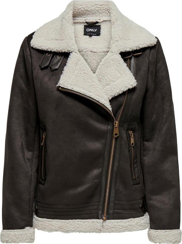 Only Kadın Onlnewdıana Süet Ceket Mont 15304775 Kahverengi - Image 1