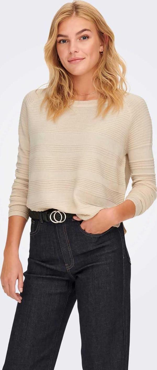 Only Kadın Örme Kazak 65515141866 Bej - Image 1