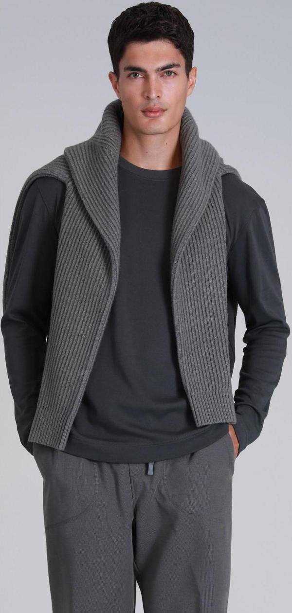 Lufian Erkek Patrıce Uzun Kol T-Shirt 112020041 Haki - Image 1