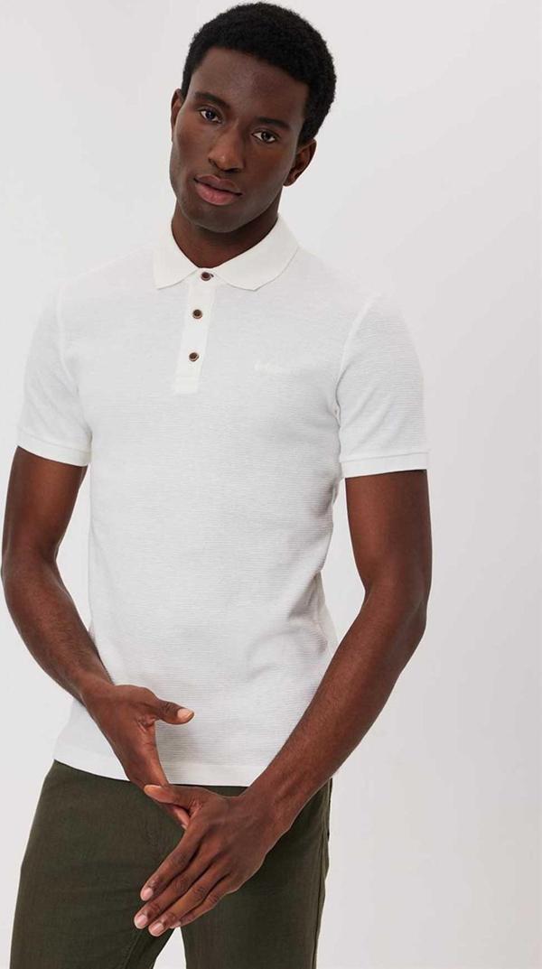 Lee Cooper Erkek Tylen Polo Yaka T-Shirt 242059 Ekru - Image 1