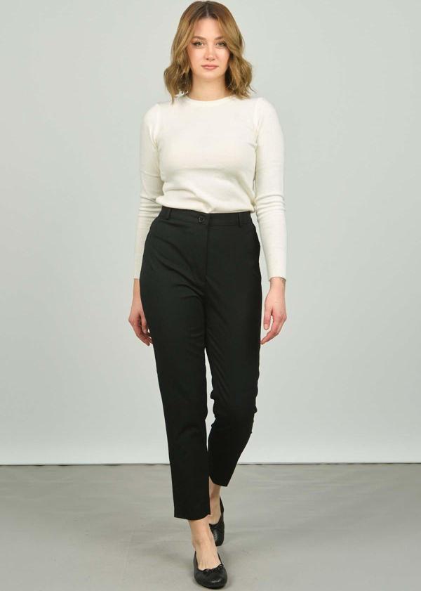 Buket Kadın Yüksek Bel Pantolon 1250 Siyah - Image 1
