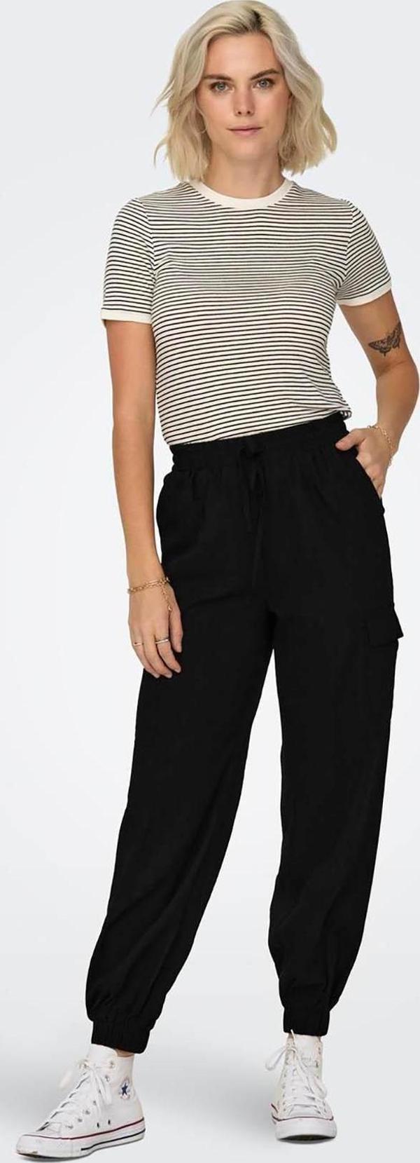 Only Kadın Onlkatınka Yüksek Bel Kargo Pantolon 15301008 Siyah - Image 1