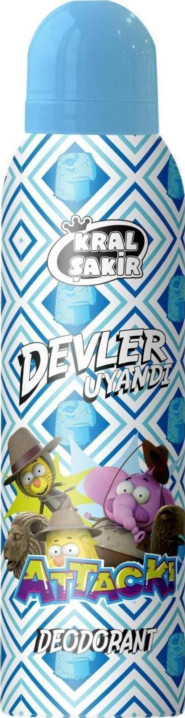 Kral Şakir Attack Deodorant 150 ml - Image 1
