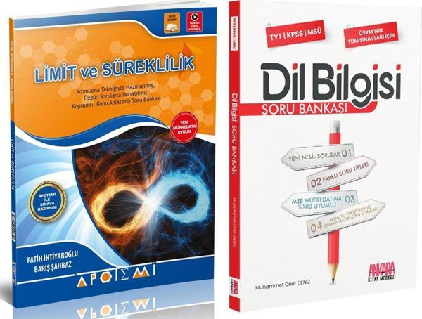 Apotemi Limit Süreklilik ve AKM Dil Bilgisi Soru Bankası Seti 2 Kitap - Apotemi Yayınları - Image 1