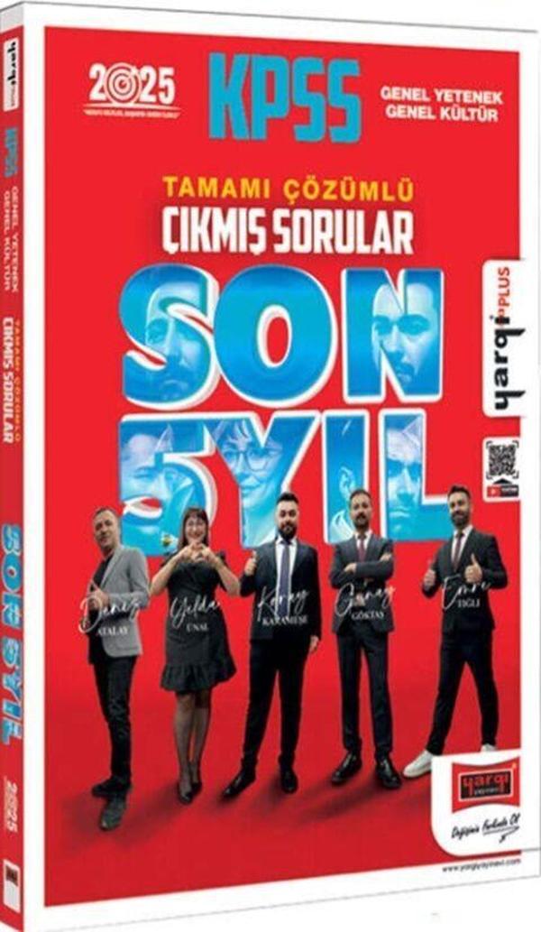 2025 KPSS GK GY Tamamı Çözümlü Son 5 Yıl Çıkmış Sorular Yargı Yayınları - Yargı Yayınları - Image 1