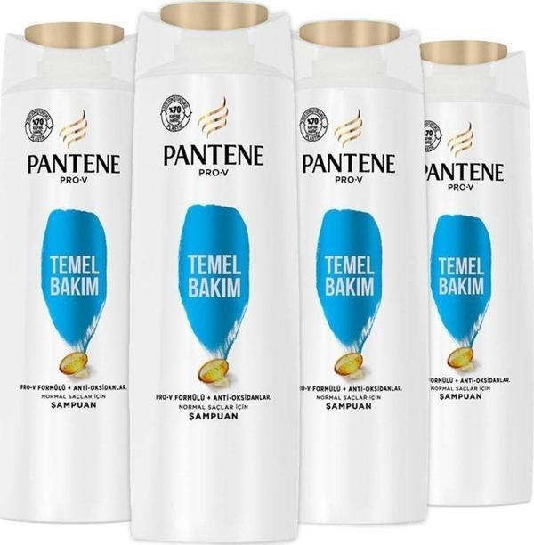 Pantene Şampuan Pro-v Temel Bakım 350 ml X 4 Adet - Image 1