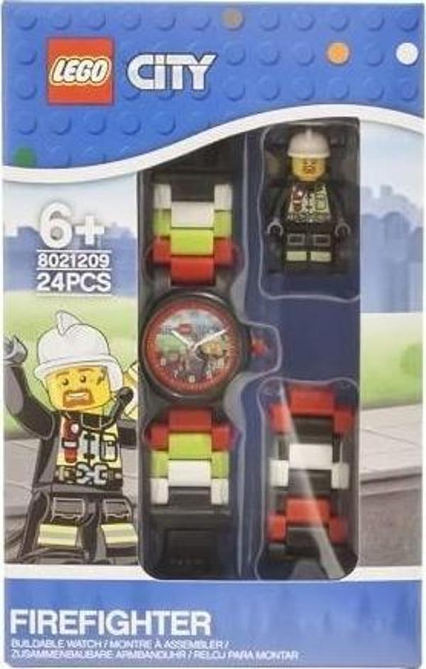LEGO City 8021209 Fireman Kids Buildable Watch - Image 1