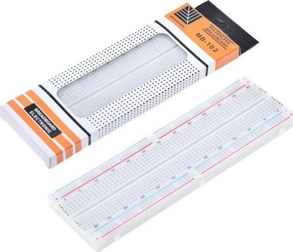 Büyük Boy Breadboard 830 Delik Biredbord MB102 - Image 1