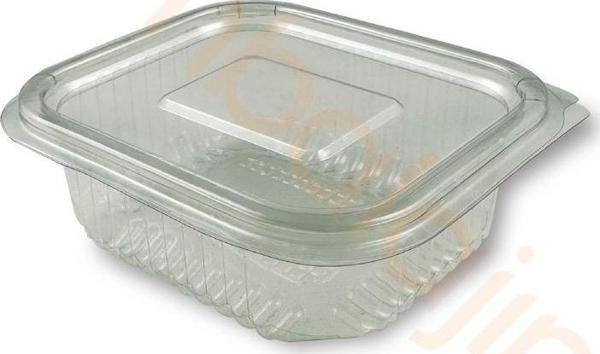 ambalajın Plastik Sızdırmaz Kap 250 Gr Cc Kullan At Tek Kullanımlık Plastik Kapaklı Kase - Image 1