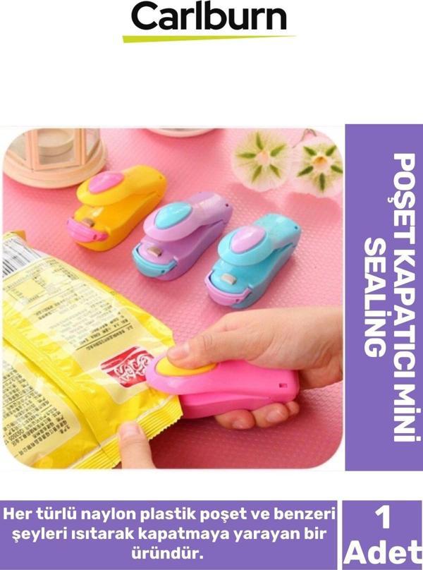 Özel Üretim Yiyecek Sebze Tazeliği Koruma Sağlayan Zararsız Pili Poşet Kapatıcı Mini Sealing - Image 1