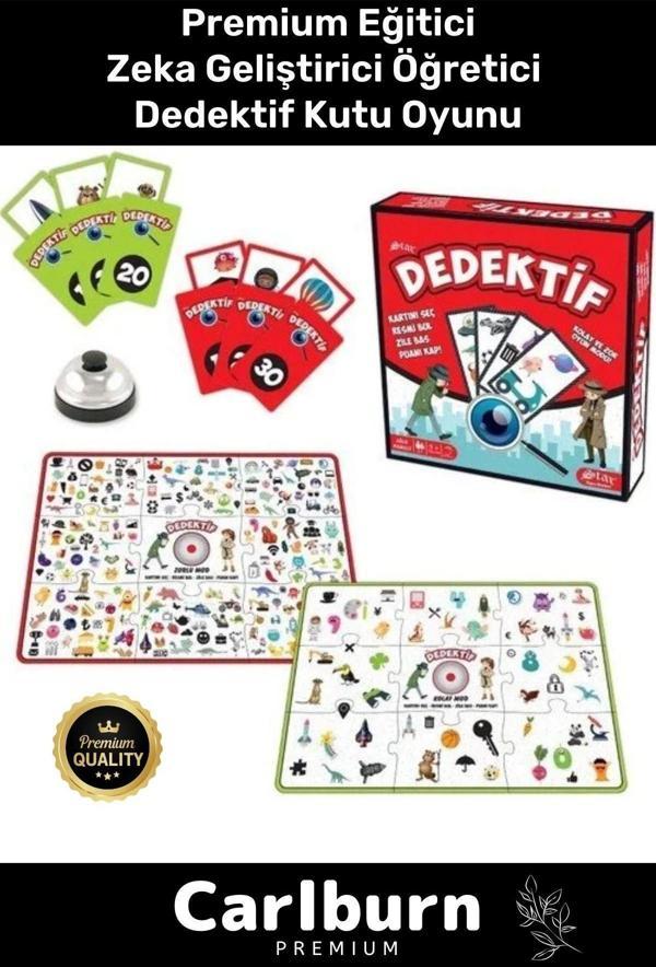 Premium Eğitici Zeka Geliştirici Öğretici Eğlence Aile Etkinlik Dedektif Kutu Oyunu - Image 1