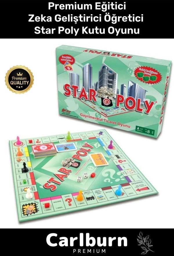 Premium Eğitici Zeka Geliştirici Öğretici Eğlence Aile Etkinlik Gayrimenkul Ticaret Oyunu Star Poly - Image 1