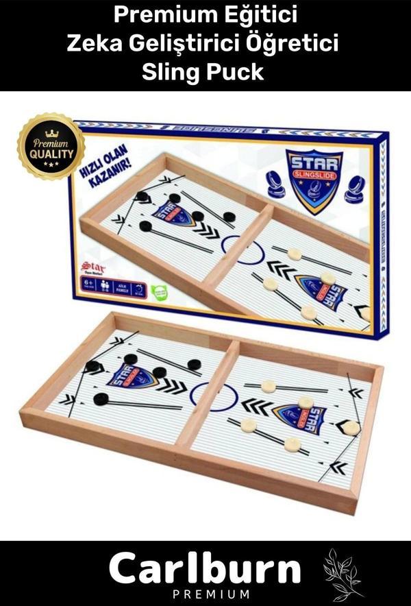 Premium Eğitici Zeka Geliştirici Öğretici Eğlence Aile Etkinlik Yılbaşı Özel Gün Sling Puck - Image 1