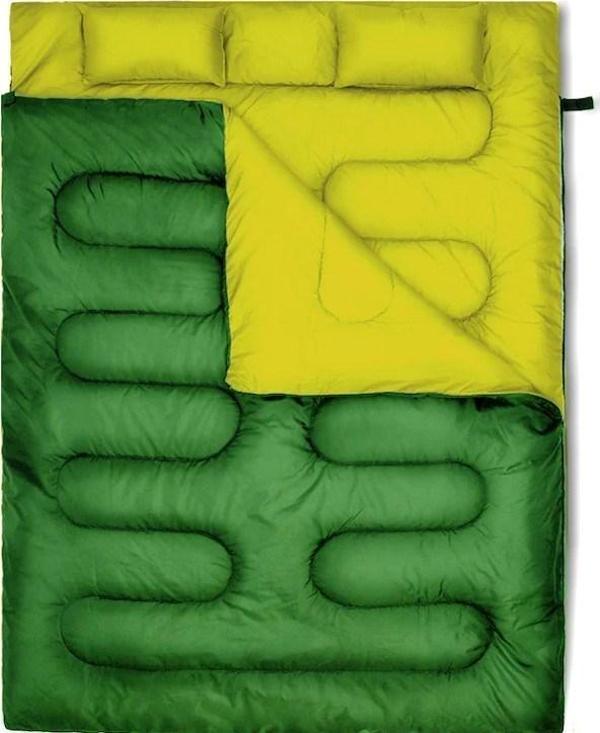 DFT Çift Kişilik (190+30)X145CM Yeşil -5°uyku Tulumu - Image 1