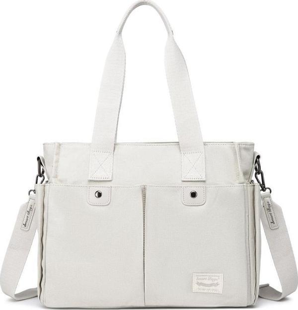 Smart Bags Exclusive Kanvas Kumaş Kadın Omuz Çantası 1307 - Image 1
