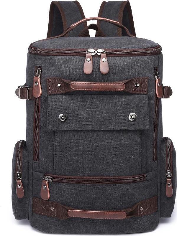 C-Active Büyük Boy Erkek Sırt Çantası Kanvas Kumaş 1258 - Image 1