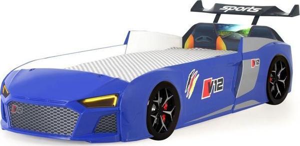 Ferramini Mavi Arabalı Yatak V12 Audi Işıklı Full Plastik - Image 1