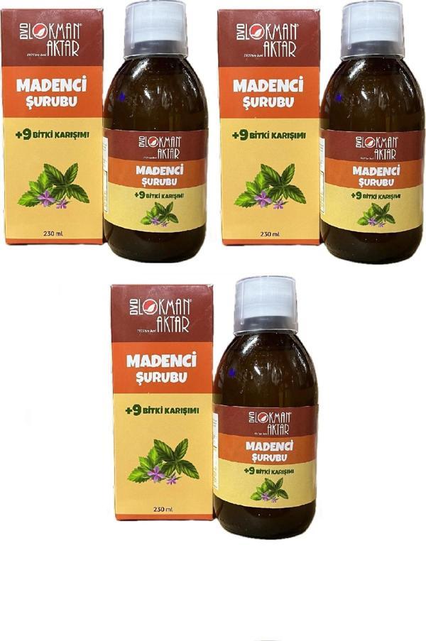 Lokman Aktar Madenci Şurubu 230ml 3Adet - Image 1