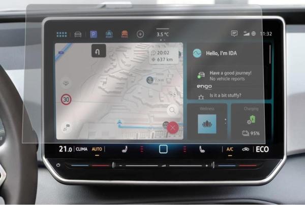 Volkswagen ID.Buzz 12.9 inç Mat Ekran Koruyucu Multimedya - Image 1