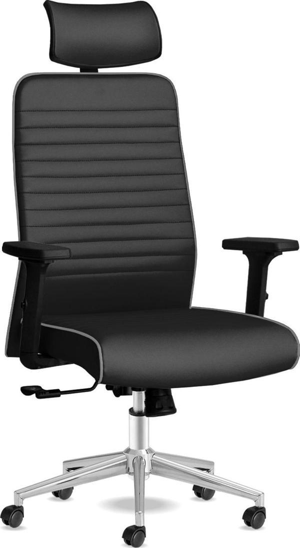 Calitte Tekno Siyah Gri Çalışma Koltuğu - Image 1