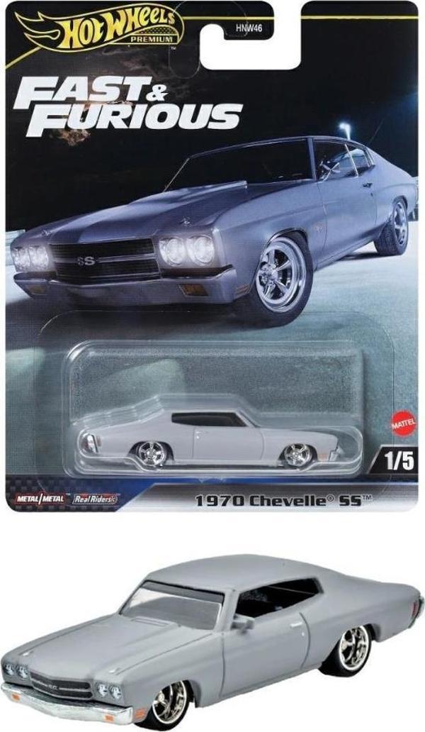 Hot Wheels Fast-Furious Premium Araba 1970 CHEVELLE SS HNW46-JBL94 - Image 1
