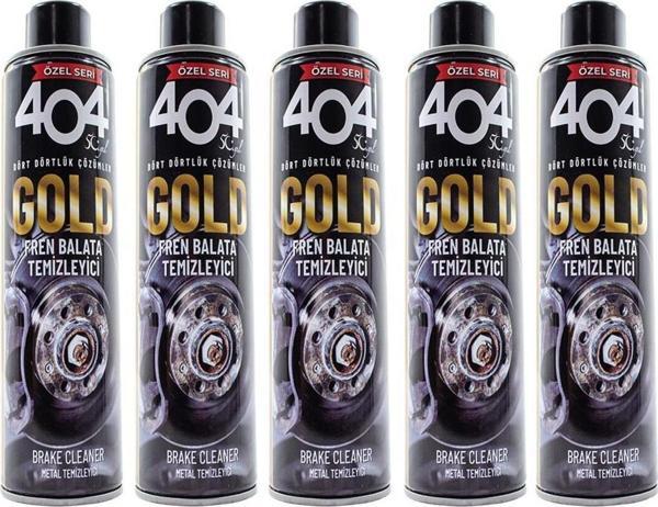 404 Fren Balata Temizleme Spreyi Gold Özel Seri 500 Ml 5 Adet - Image 1
