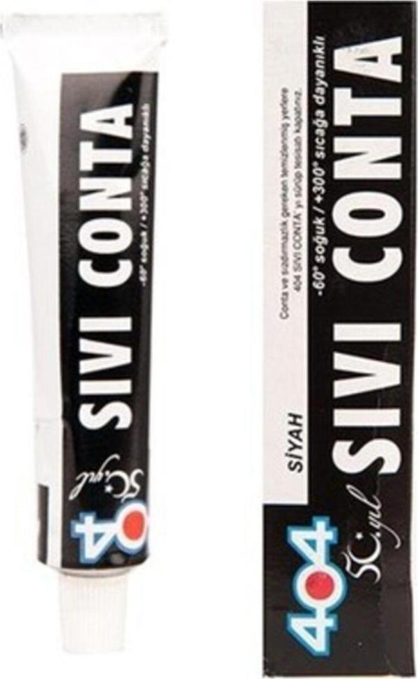 404 Kimya Sıvı Conta Siyah (80Gr) - Image 1