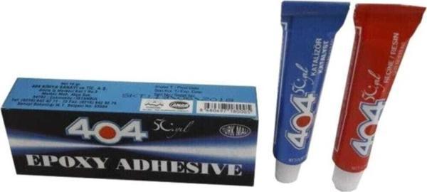 404 Plastik Çelik Yapıştırıcısı 16 Gr Ikiz Tüp Yapıştırıcı - Image 1