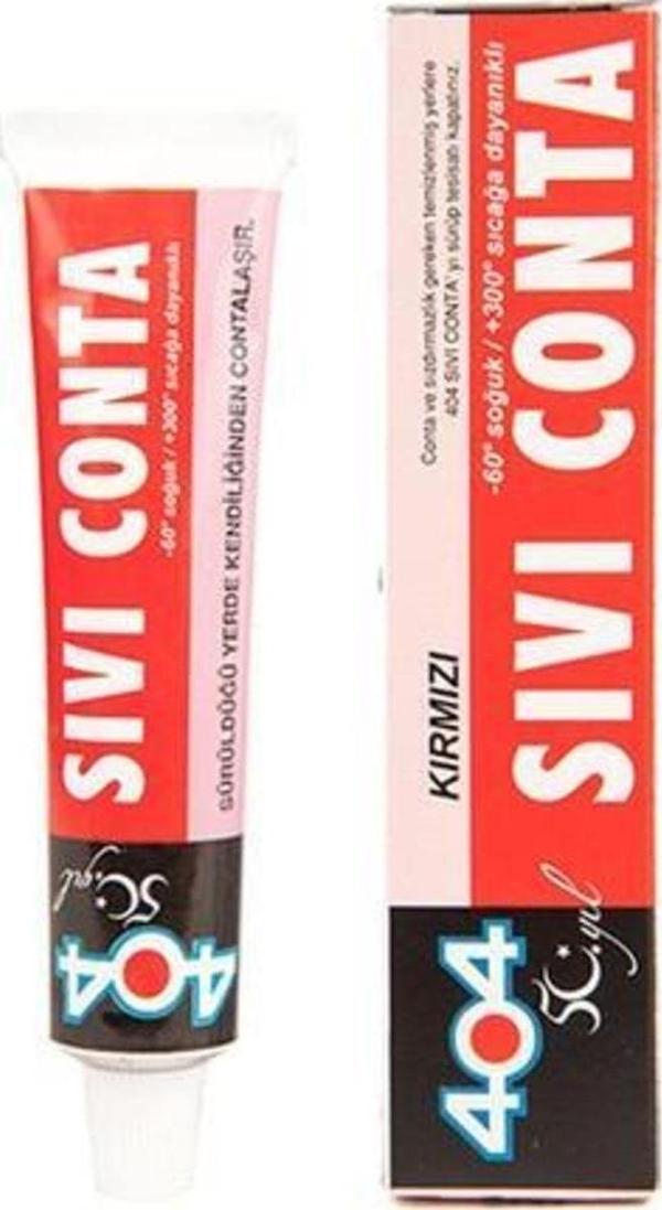 404 Sıvı Conta Kırmızı 45Gr. - Image 1
