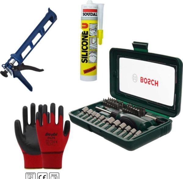 Bosch 46 Parça Tornavida, Vidalama Ve Lokma Uçlu Aksesuar - Image 1