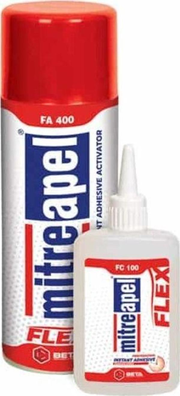 Apel Mitre Flex Hızlı Yapıştırıcı 400 Ml Kırmızı Mdf - Image 1