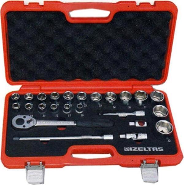 İzeltaş 1/2'' Altı Köşe Lokma Anahtar Takımı 24 Parça - Image 1