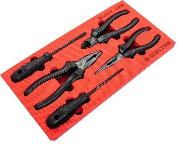 İzeltaş 13000005133 Black Line Pense Tornavida Seti 5 Parça - Image 1