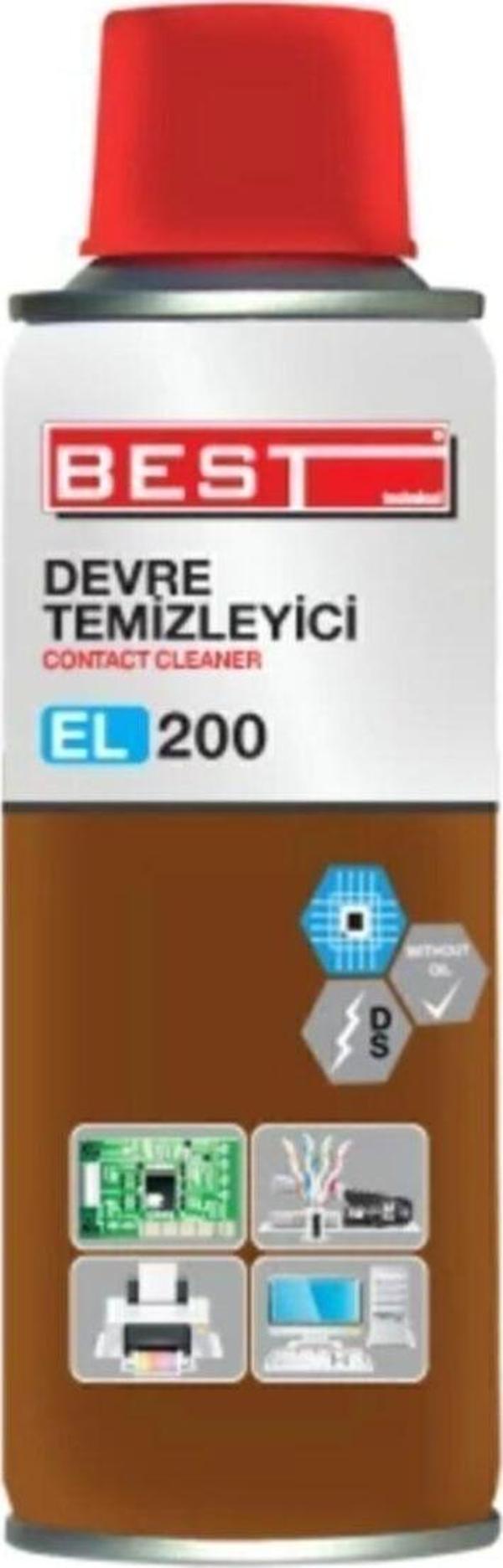 Bybest Best El-200 Devre Temizleyici Kontak Sprey Format Yağsız 200 Ml - Image 1