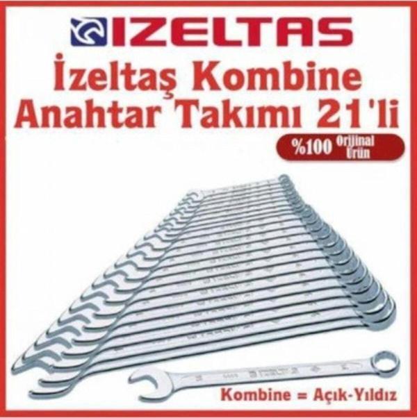 İzeltaş 21'Li Kombine Anahtar Takımı - Image 1